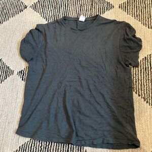 Zara Linen Blend T-Shirt | L